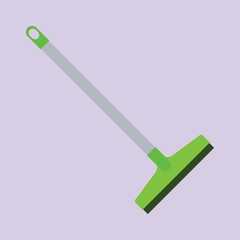 Long Rubber Cleaning Wiper Illustration Icon Vector House Cleaning Wiper vector 
