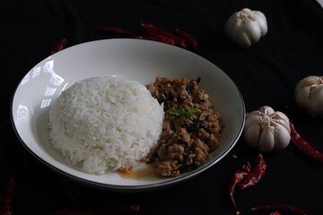 rice with chicken