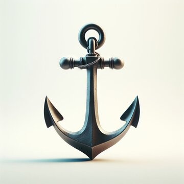anchor on white background

