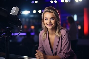 An TV host's focused delivery provides compelling coverage of scandals, investigations, and breaking news developments.