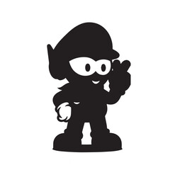 cartoon silhouette maker , cartoon silhouette images ,cartoon silhouette png 