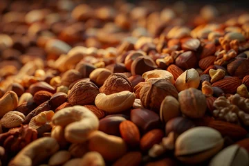 Foto op Plexiglas Assorted nuts © Amer