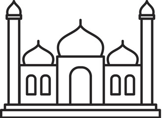Ramadan line icons, signs set, vector. Ramadan outline concept, illustration: muslim,islam,mosque,holy,lantern,ramadan,traditional,arabic,celebration,religion