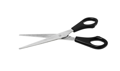 Scissors for sewing on white