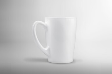 A Blank Mug cup white color on the desk