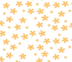Seamless watercolor Pattern of colorful floral