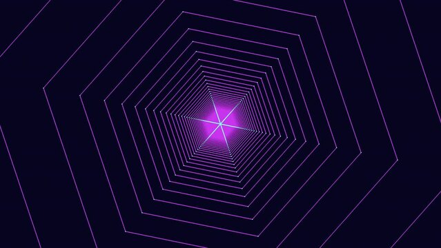 A 3D purple maze with a solitary white dot at the center. The image portrays a complex labyrinth waiting to be navigated