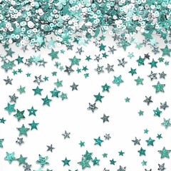 glitter confetti background.