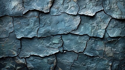 Macro photo of rough, dark stone, highlighting its natural textures