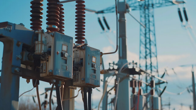 An electrical substation is a facility where electricity is converted, distributed and transmitted. Generative AI