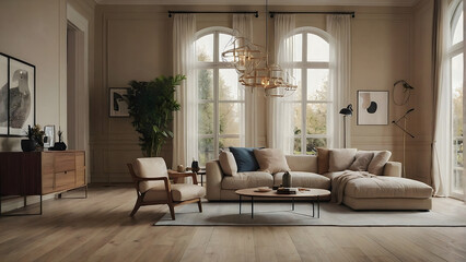 Interior Modern And Contemporary Living Room
