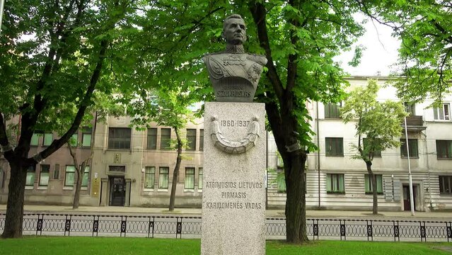 Monument of Silvestras Zukauskas, Kaunas