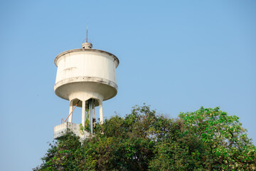 Elevated Tank Water tower against the sky
