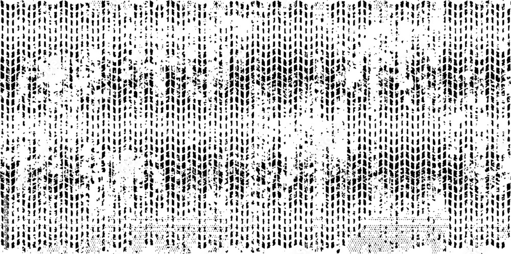 Poster vector fabric texture. distressed texture of weaving fabric. grunge background. abstract halftone ve