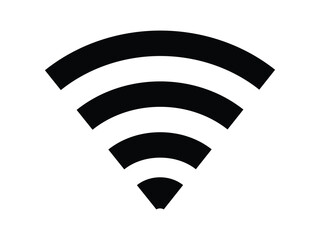 wifi icon vector isolated on white