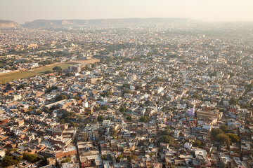 Obraz premium Reise durch Indien. Jaipur in Rajasthan. Pink City