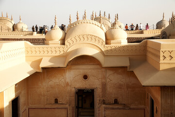 Reise durch Indien. Jaipur in Rajasthan. Pink City