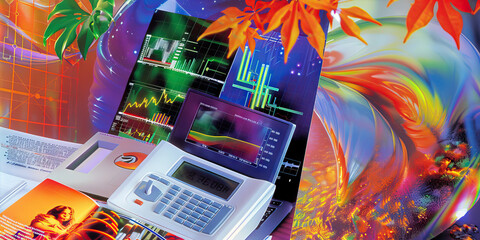 Central Bank Watch: Analyzing Policy Decisions and Guidance for Insights into Future Market Direction. Vivid. Y2K Nostalgia Magazine Collage 90s