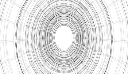 abstract 3d architecture