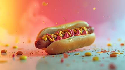 Delicious hot dog