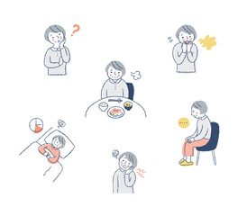 フレイル　さまざまな症状　セット