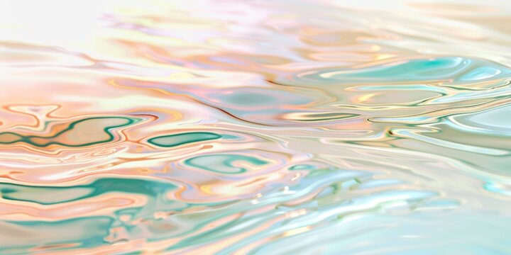 some colorful watery images and color blurred Generative AI