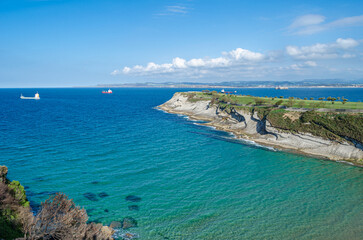 Coastline of Santander, Cantabria, northern Spain