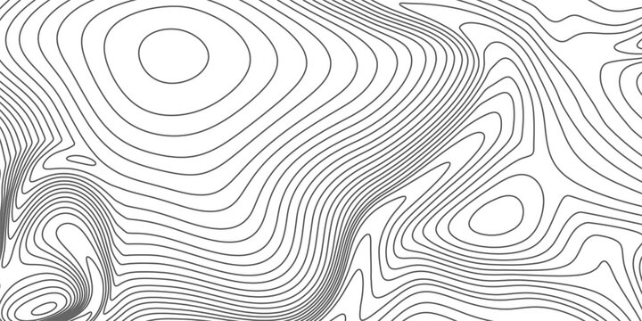 Landscape geodesy topographic map background. Grey topographic lines. Texture of  lines. Transparent background