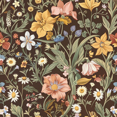 flower field pattern