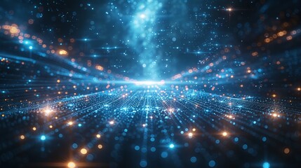 Fototapeta premium Abstract futuristic modern background. The concept of new technologies