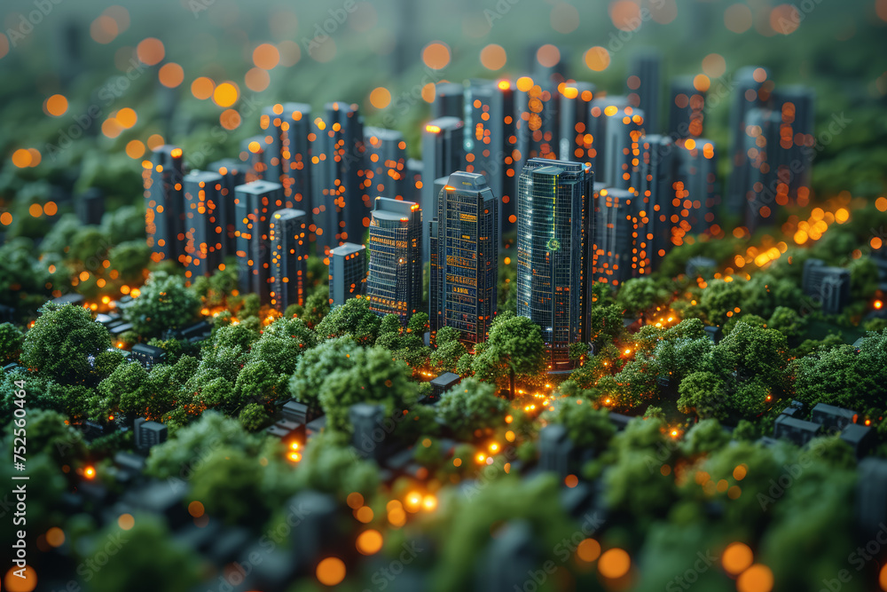 Poster a team of researchers analyzing data from environmental sensors, contributing to the advancement of 