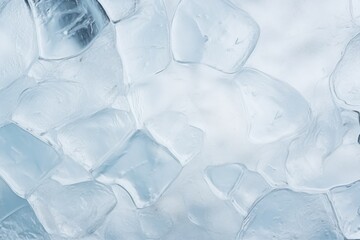 Detailed view of ice cubes, perfect for refreshing beverage concepts