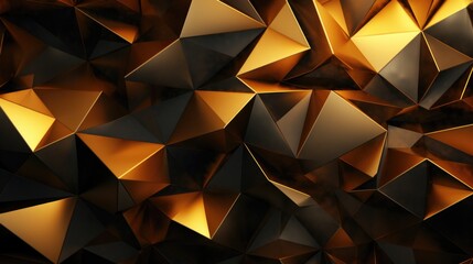 A bunch of shiny gold cubes on a black background. Perfect for luxury and elegant design projects
