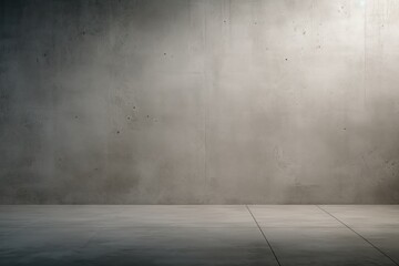A minimalist interior with concrete walls. Suitable for industrial or modern design concepts