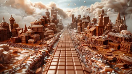 Poster Chocolate World - City landscapes and skylines © Rieth