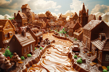Chocolate World - City landscapes and skylines