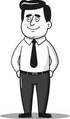 Magician Man Spellbinding Feats in Vector Art