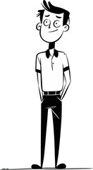 Prospector Man Findin the Mother Lode in Vector Art