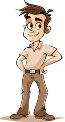 Sheriff Man Keepin the Peace in Vector Graphics