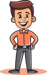 Outlaw Man Escapin from Jail in Vector Illustration