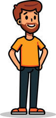 Obraz premium Sheriff Man Trackin Down the Rustlers in Vector Illustration