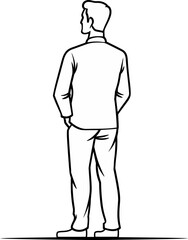 Sheriff Man Keepin the Peace in Vector Form