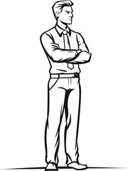 Gambler Man Winnin Big in the Casino in Vector Graphics