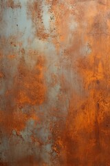 Rusted metal surface with a blue sky in the background. Suitable for industrial and outdoor themes