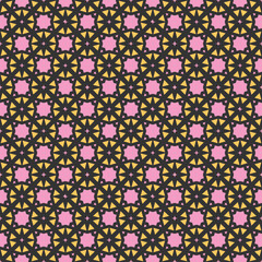 Multi color seamless abstract pattern. Background and backdrop. Multi Colored. Colorful ornamental design. Colored mosaic ornaments. Vector graphic illustration. EPS10.