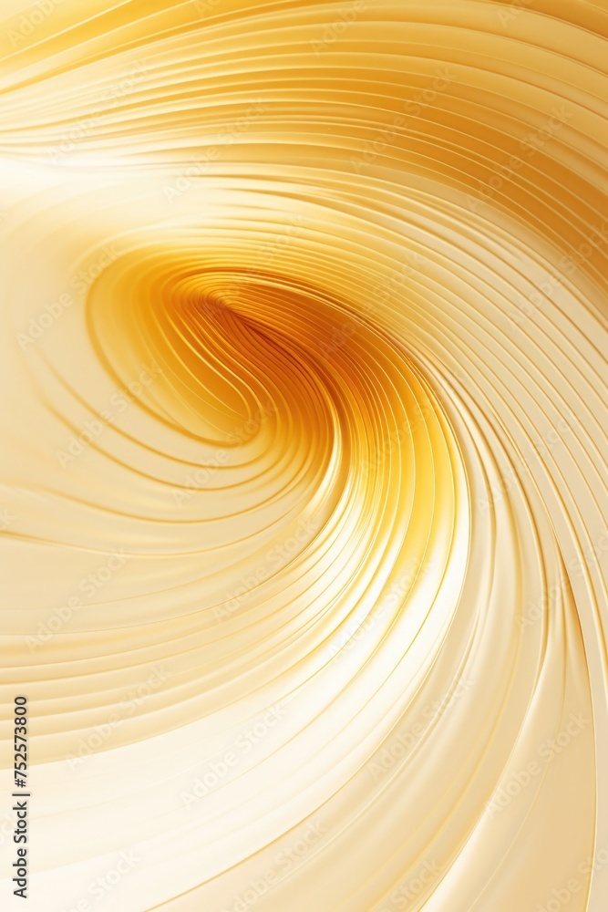 Poster abstract art with white and yellow swirls, suitable for backgrounds and design projects