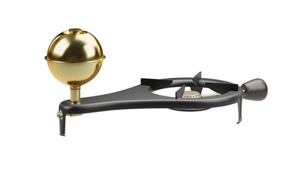 Norma 51 Portable Spirit Stove. 3D render on a transparent background