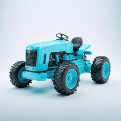 tractor  toy isolated on white
