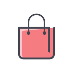 bag shopping icon design vector template