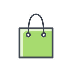 bag shopping icon design vector template